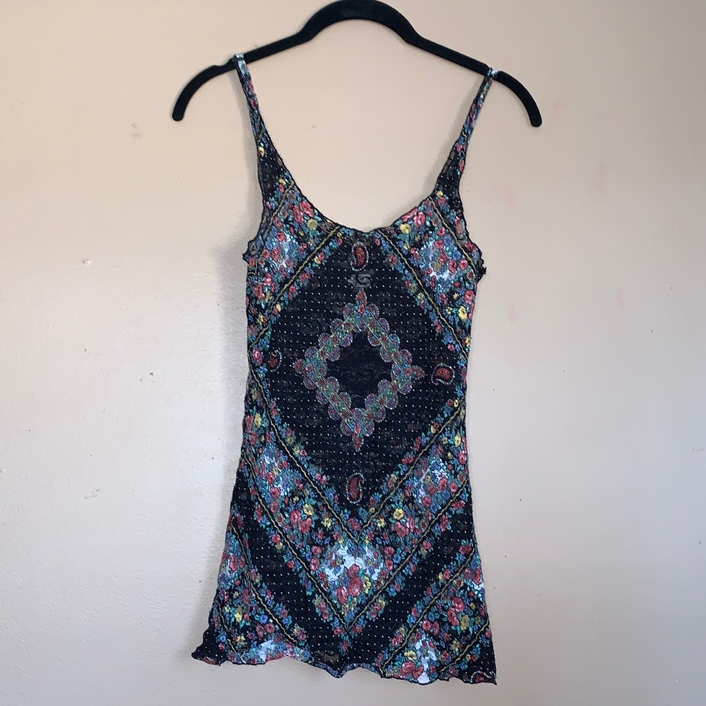 Free People Floral Intimately Tank Top